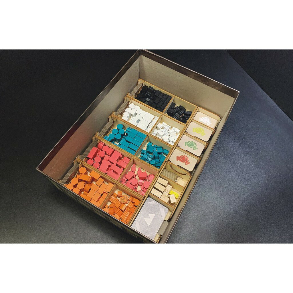 【桃園桌遊家】強國爭壩 Barrage 桌遊收納盒【免膠組裝】【烏鴉盒子收納盒】 4