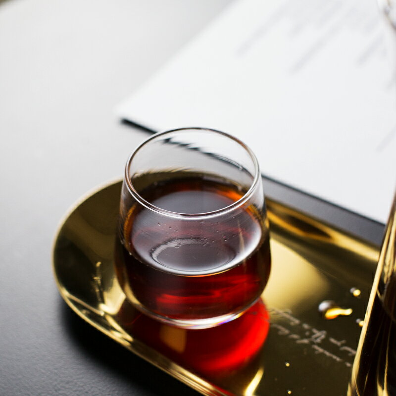 壹銘 日式小殼型進口玻璃精品單品咖啡小杯Espresso濃縮杯95ML