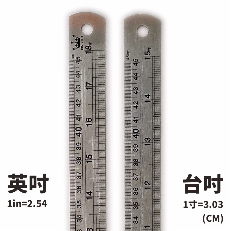 LIFE 徠福 NO.4050 鋼尺 鋼直尺 (15公分) 4