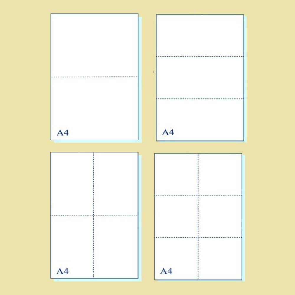 【CT9】虛線刀紙 切線列印用紙 便利 複合式 多功能 75gsm A4 影印紙
