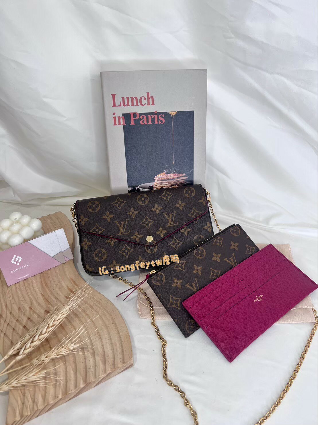 歐美代購 臺灣現貨 LV 老花三合一WOC 斜揹包 M81896