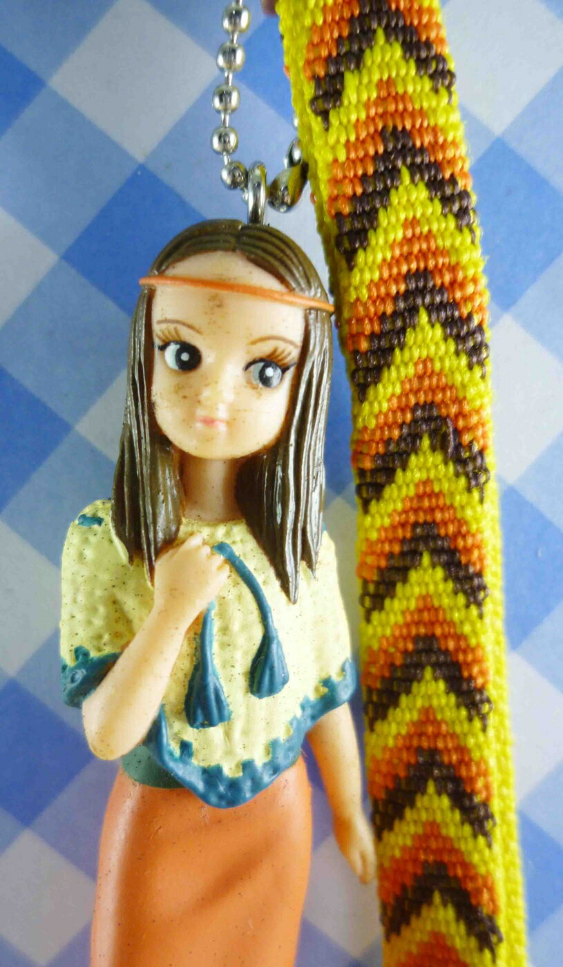 【震撼精品百貨】NEO LICCA麗卡 鑰匙圈吊飾-印地安橘 震撼日式精品百貨 2