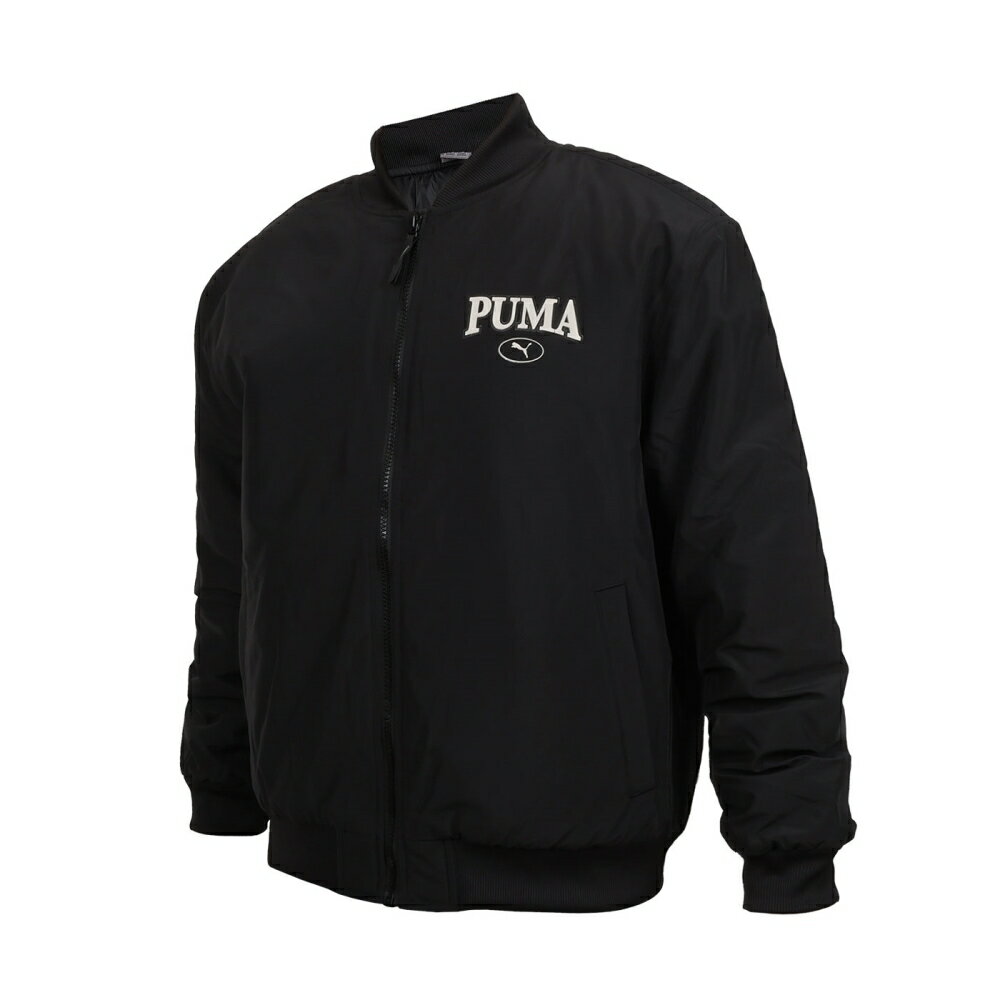 PUMA Puma Squad 男基本系列棒球外套(免運 防潑水 保暖 休閒「68000801」≡排汗專家≡