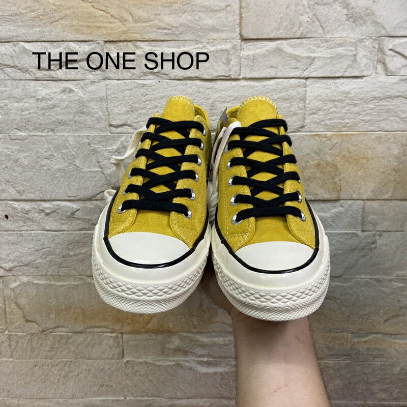TheOneShop Converse 1970s 70s 麂皮 低筒 黃色 三星標 復刻 帆布鞋 163760C 5