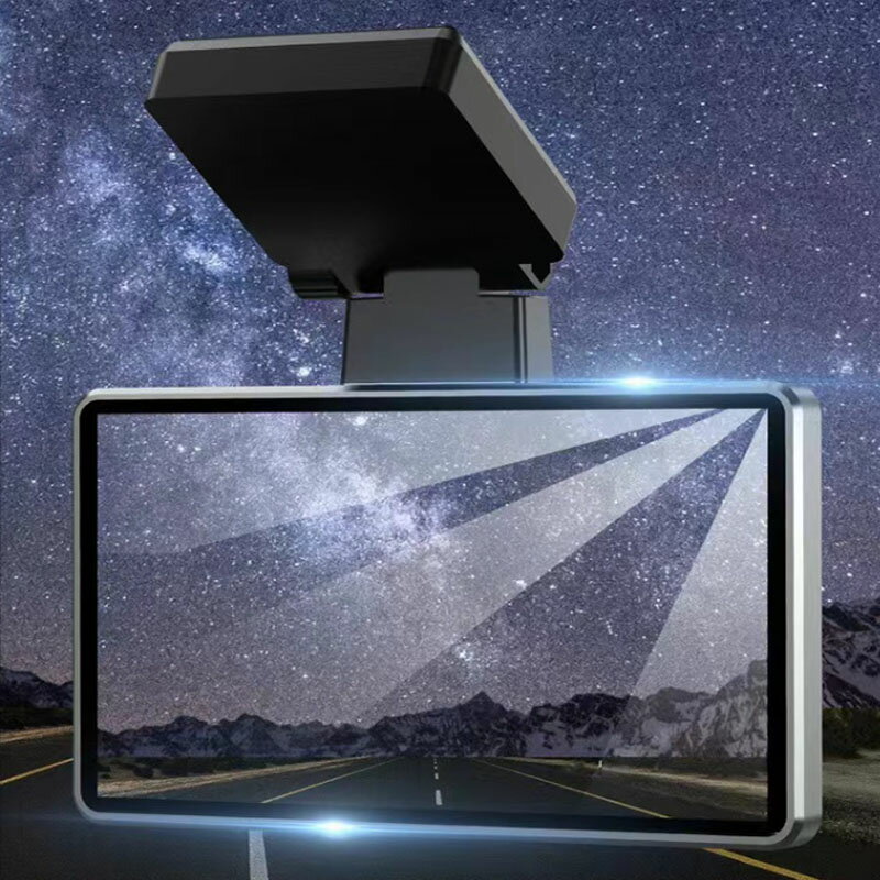 行車記錄儀4K超高清夜視停車載監控前后雙攝免安裝手機互聯2024款