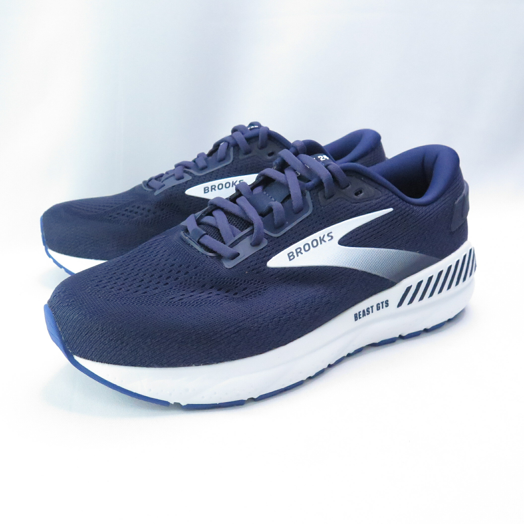 BROOKS Beast GTS 24 男慢跑鞋 1104254E452 野獸系列 4E楦 藍【iSport愛運動】