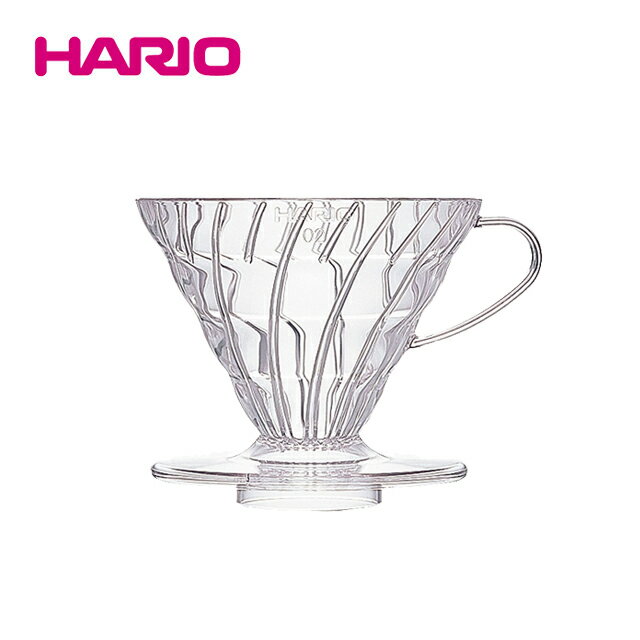 《HARIO》V60透明02樹脂濾杯 VDR-02-T