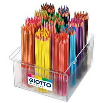 【義大利 GIOTTO】526600  STILNOVO 學用六角彩色鉛筆 192支校園組 12色/盒