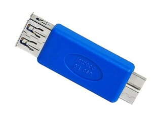 USB3.0A母轉Micro B公接口轉換 USB3.0轉接頭連接移動硬盤 超高速