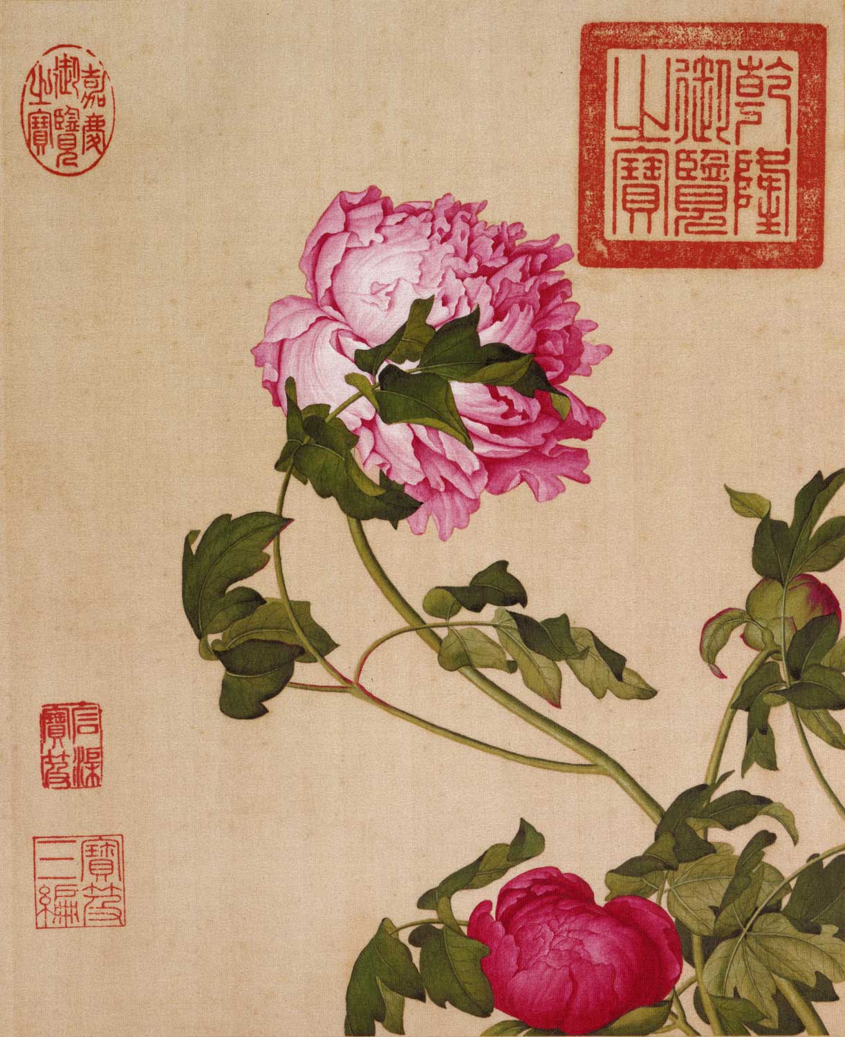 仿古畫名畫復製品郎世寧花鳥畫國畫小品名人書畫裝飾掛畫名家書畫