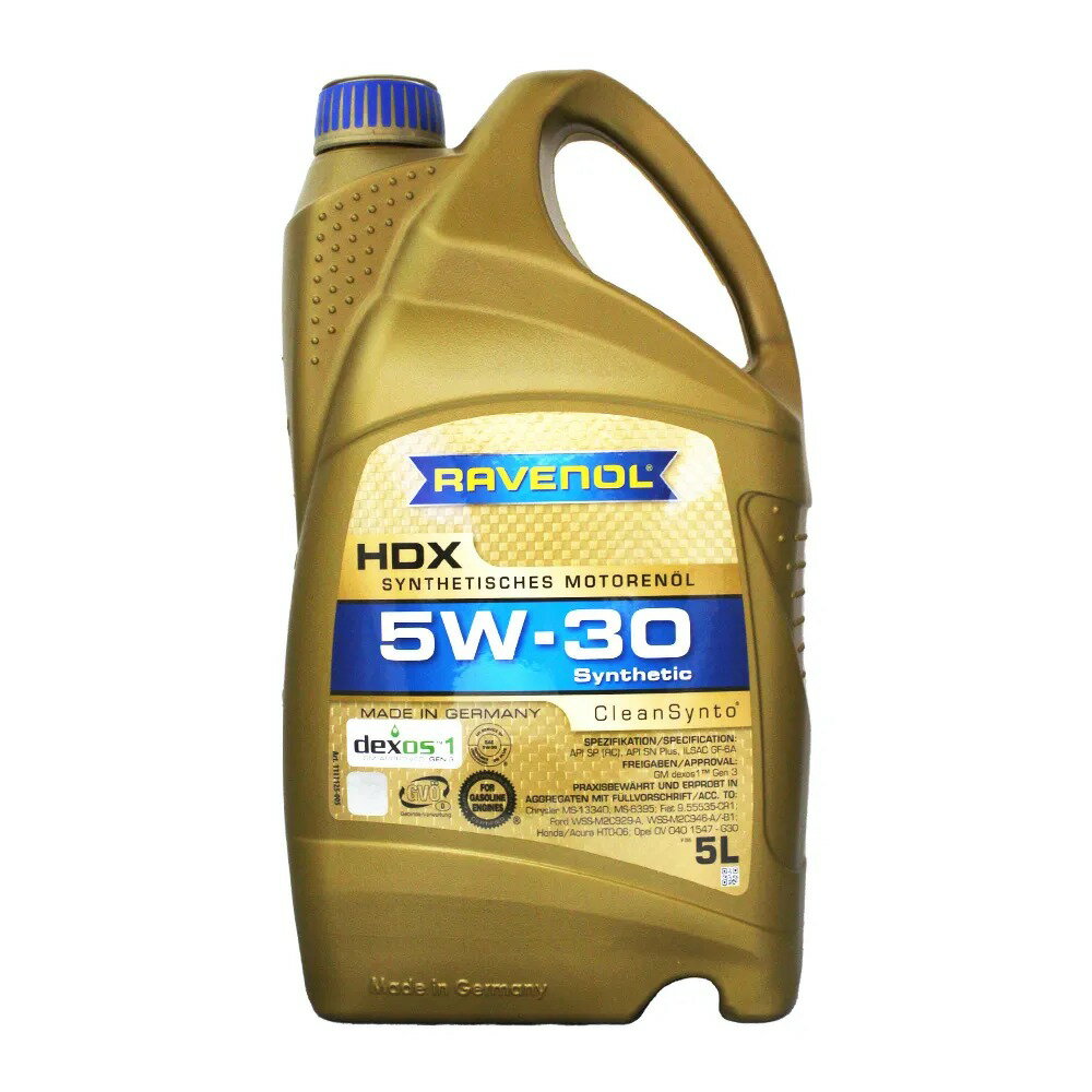 RAVENOL HDX 5W30 合成機油 5L