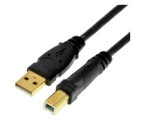 [3美國直購] Mediabridge 30-001-16B USB-A 2.0 轉 USB-B 印表機 連接線 4.8米 480Mbps 16ft cable 公對公