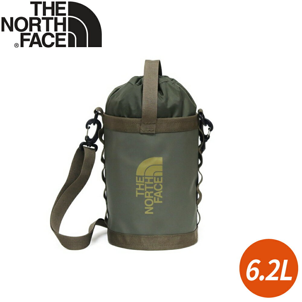 【The North Face 6.2L 背提兩用休閒單肩包《煙燻綠》】8DJP/側揹包/斜揹包/休閒揹包/水桶包