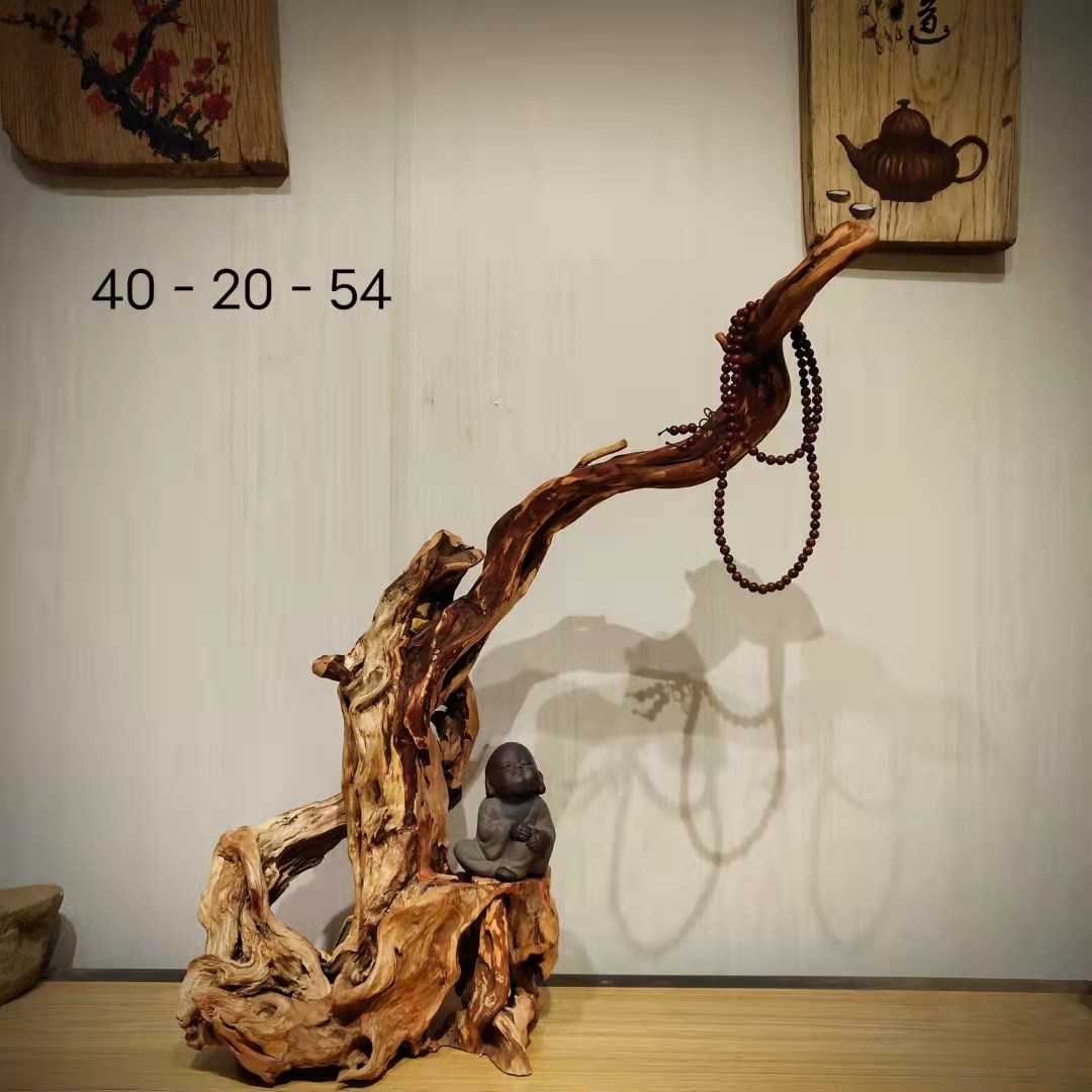 根雕茶臺樹根茶臺金絲楠木茶桌天然木藝整體實木流水養魚茶幾茶海