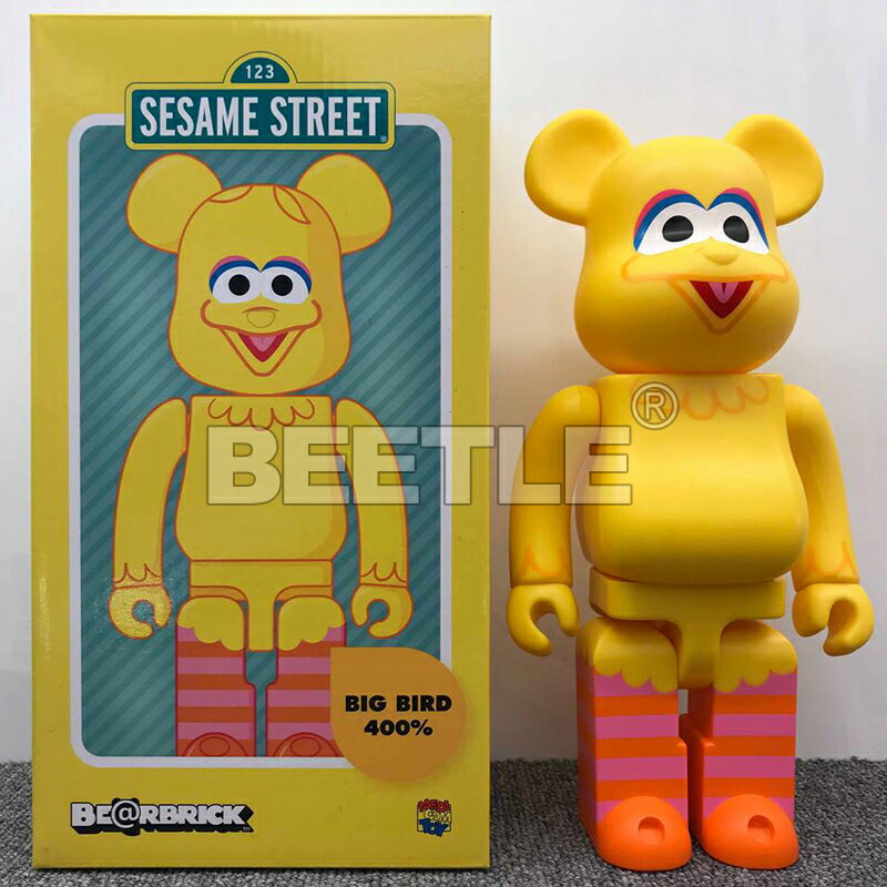 現貨 BEETLE BE@RBRICK X SESAME STREET BIG BIRD 芝麻街 大鳥 400%