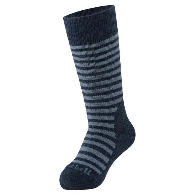 ├登山樂┤日本 mont-bell MW trekking socks 童款羊毛襪 # 1118707DKNV 深海軍藍