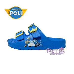 救援小隊-波力POLI 童鞋 輕量 防水 伯肯拖鞋 [POKS10126] 藍 MIT台灣製造【巷子屋】