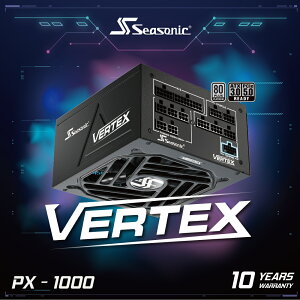 【Line7%回饋】【澄名影音展場】海韻 Seasonic VERTEX PX-1000 ATX3.0 電源供應器 白金/全模 (編號:SE-PS-VEPX1000)
