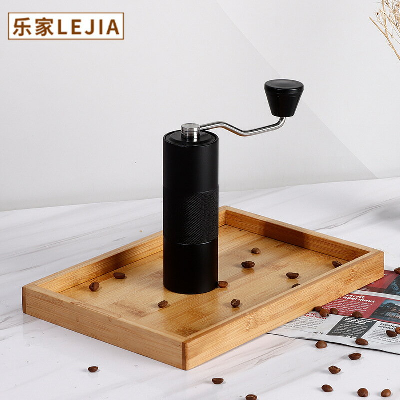 家用咖啡磨豆機 餐吧手沖咖啡研磨器批發 黑色小型手搖磨粉用具【宜家良品百貨】