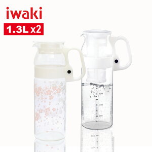 【iwaki】日本品牌耐熱玻璃水壺-1.3L