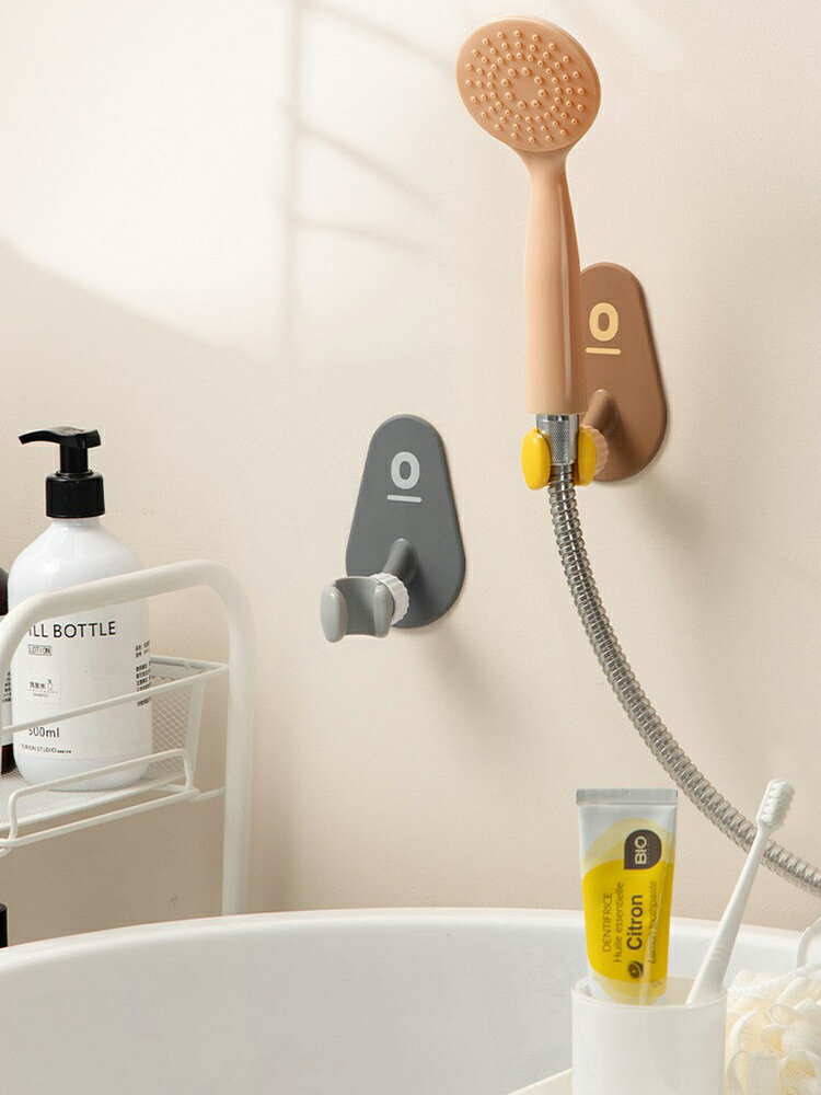 浴室免打孔花灑支架噴頭固定底座黏貼淋浴掛座蓮蓬頭淋浴掛鉤