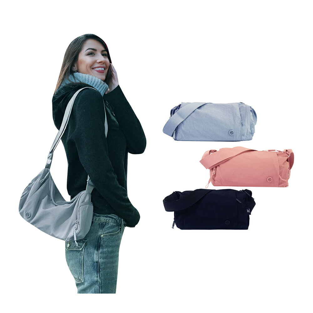 ~雪黛屋~AOKING 肩背水餃包中小容量超輕量防水尼龍布AS02704