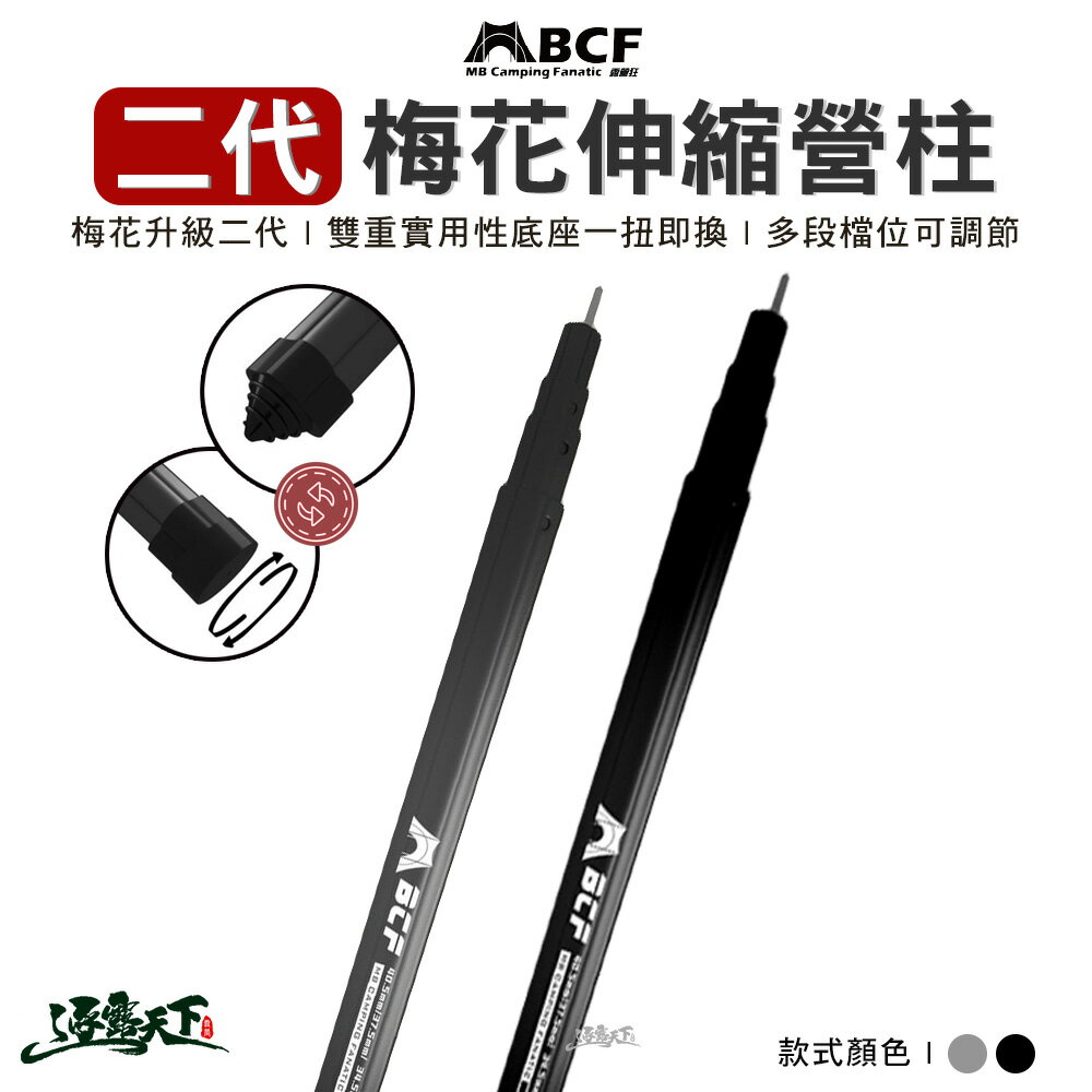MB露營狂 營柱 梅花 彈扣式 鋁合金 專利 帳篷 天幕 露營 逐露天下 逐露天下