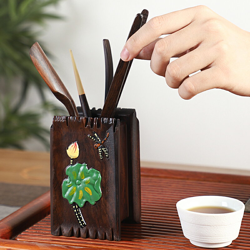 六君子套裝功夫茶道茶具6君子泡茶工具大全茶具配件茶刀茶夾6君子 3