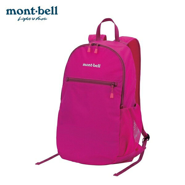 ├登山樂┤日本mont-bell Pocketable Light Pack 13 輕量摺疊背包 13L 牡丹粉紅 # 1123977PEO
