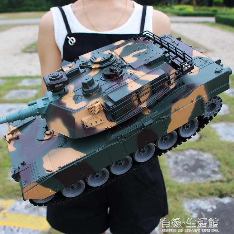 玩具車 超大充電動金屬遙控坦克履帶式越野汽車模對戰可發射男孩兒童玩具 【年終特惠】