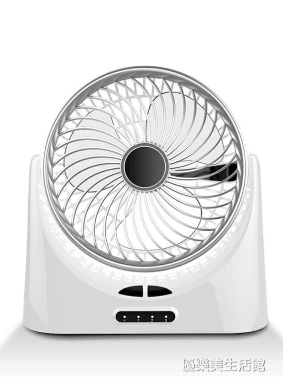 ❀樂天優選好物❀ usb小風扇可充電臺式電扇手持小型寢室床上大風力制冷空調電風扇家用