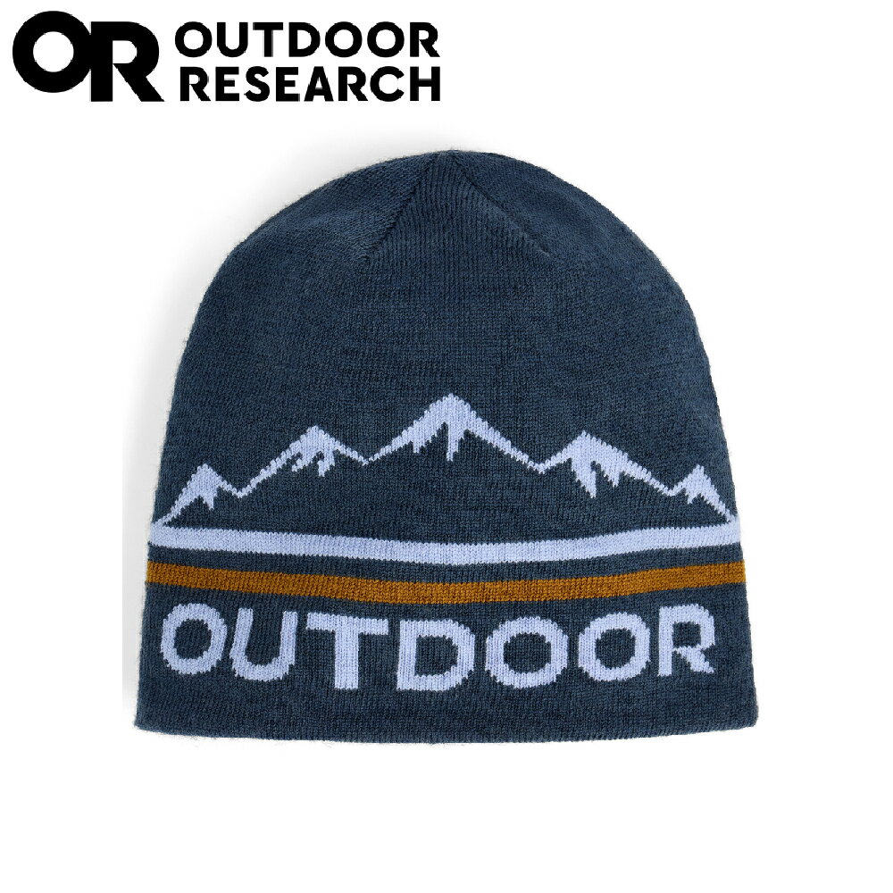 【Outdoor Research 美國 LOGO 針織帽《深藍/灰藍》】322544/毛帽/雪帽/保暖針織帽