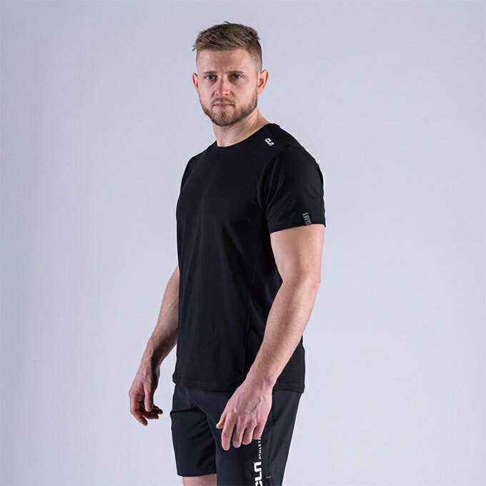 ｜享趣戶外｜《CLN Athletic》CLN TRAP BAMBOO T-SHIRT 竹纖維短袖排汗衣(男) 黑