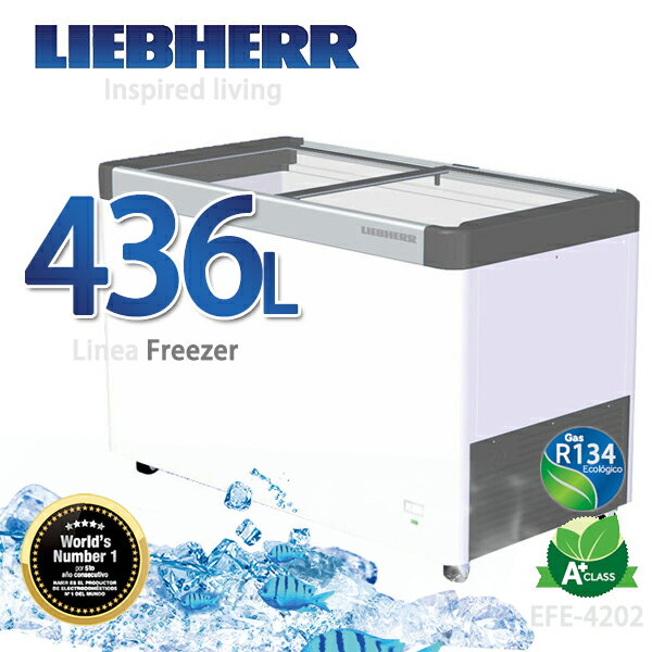 <br/><br/>  LIEBHERR德國利勃 436L玻璃推拉冷凍櫃【EFE-4202】<br/><br/>