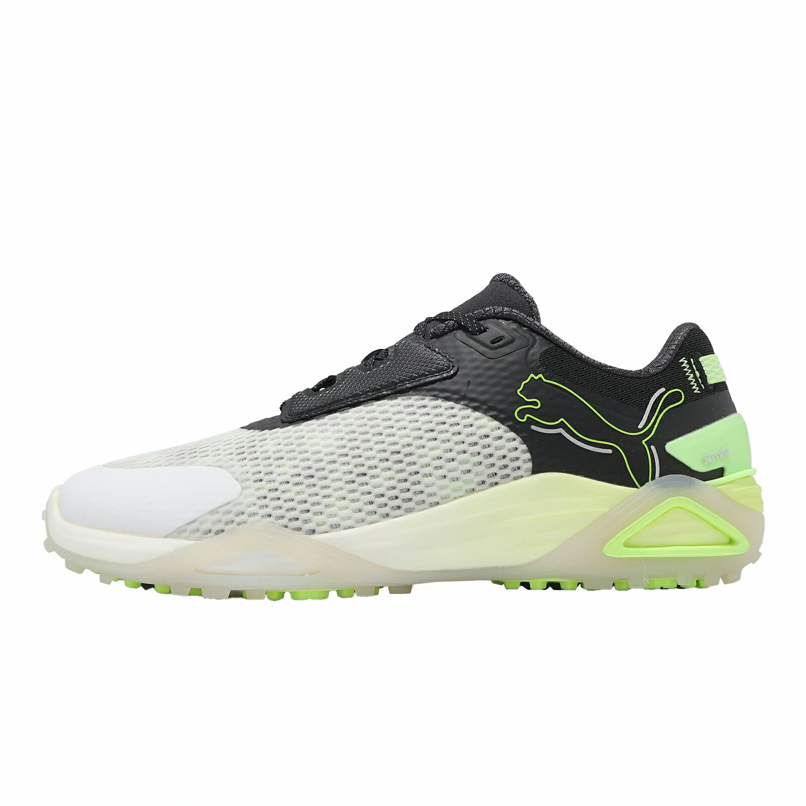 Puma 高爾夫球鞋 Shadowcat Nitro 男鞋 黑 綠 氮氣中底 防水鞋面 310249-07