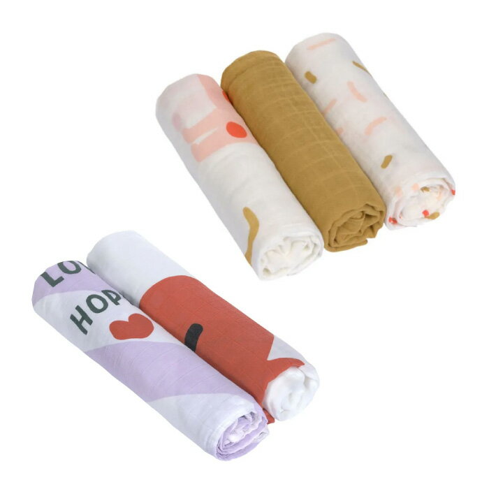 德國 LASSIG 超柔手感竹纖維嬰兒包巾毯 (2入、3入) (多款可選)