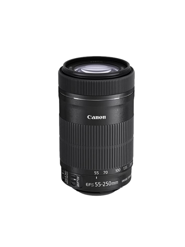全新 Canon/佳能 EF-S 55-250 IS STM 三代 單反防抖遠攝長焦鏡頭【宜家良品百貨】