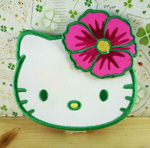 【震撼精品百貨】Hello Kitty 凱蒂貓-摺疊鏡-造型花 震撼日式精品百貨