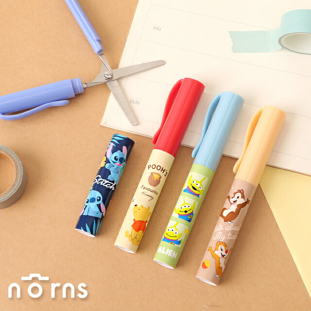 迪士尼筆管式剪刀-Norns Original Design Disney 攜帶型筆型剪刀 奇奇蒂蒂 三眼怪 小熊維尼 史迪奇