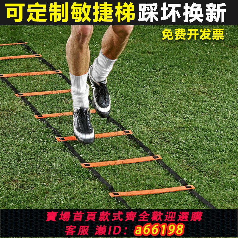 【臺灣公司 可開發票】敏捷梯足球訓練軟梯繩籃球腳步器材兒童格跳欄輔助體能健身梯子