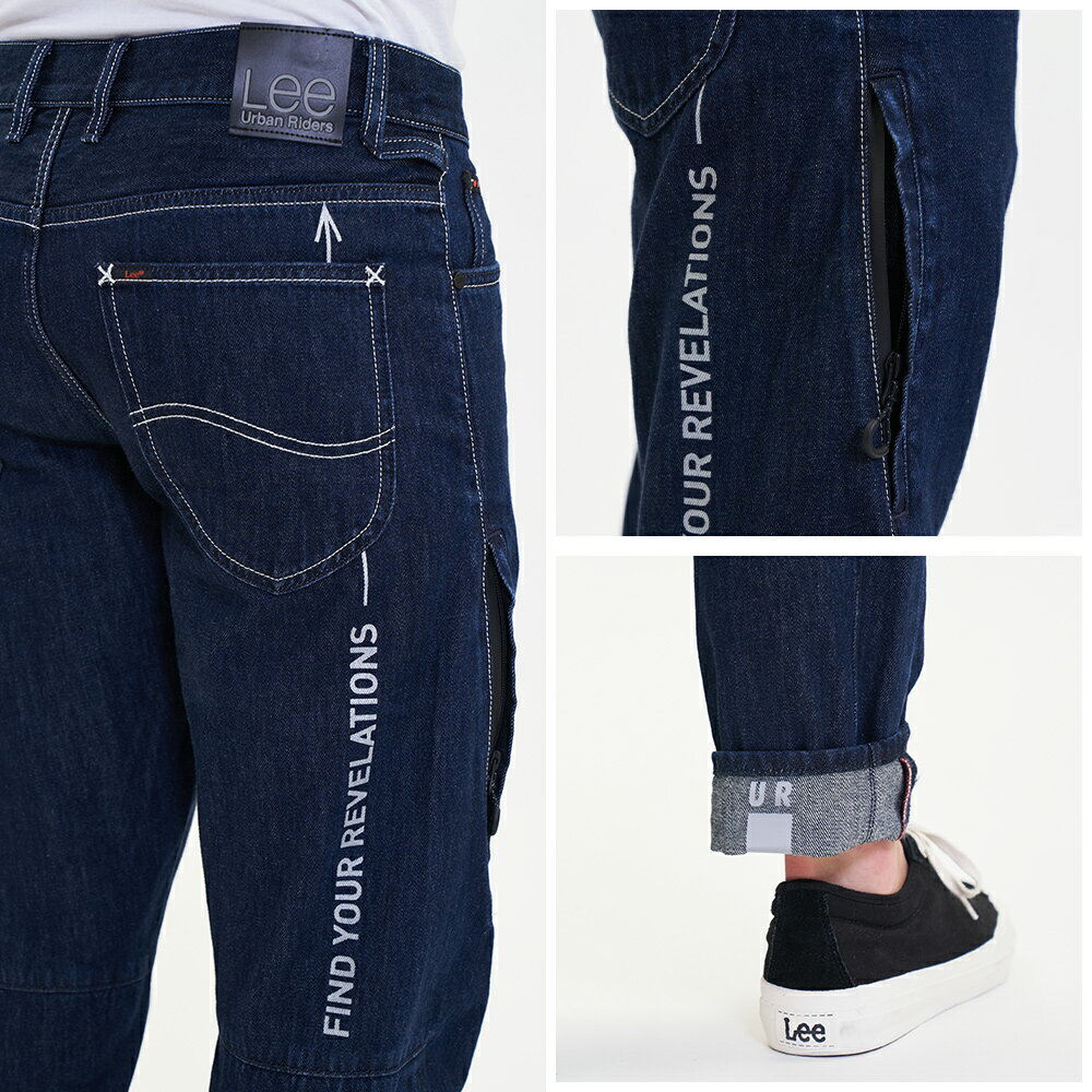 Lee 799 中腰標準3D牛仔褲男Urban Riders 原色藍LL220293898 | Lee