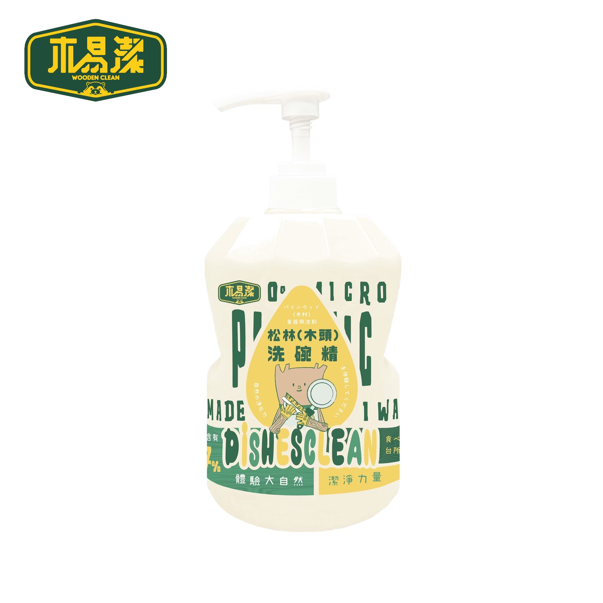 木易潔 松林 木頭洗碗精 1000ml