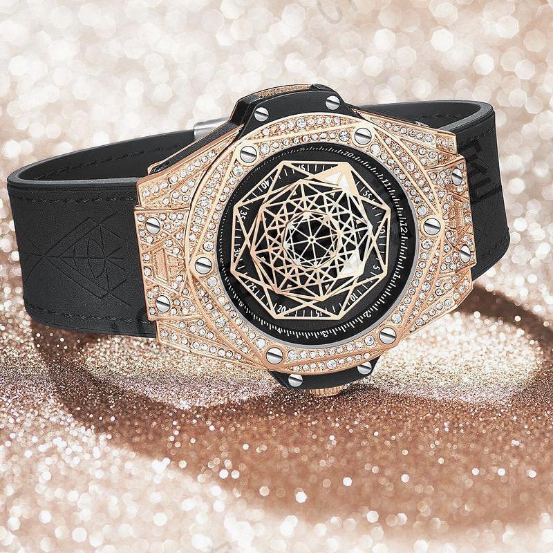 ONOLA 3815 新款 潮流 個性設計 滿鑽鑲鑽 防水 男士手錶 〔免費原裝禮盒〕【亞德機械五金家居】 2