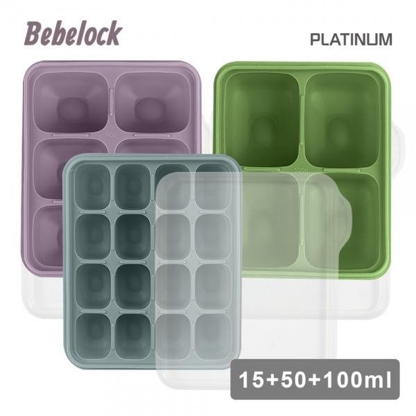 BeBeLock鉑金TOK副食品連裝盒3入(15+50+100ml)(顏色隨色出貨) 866元