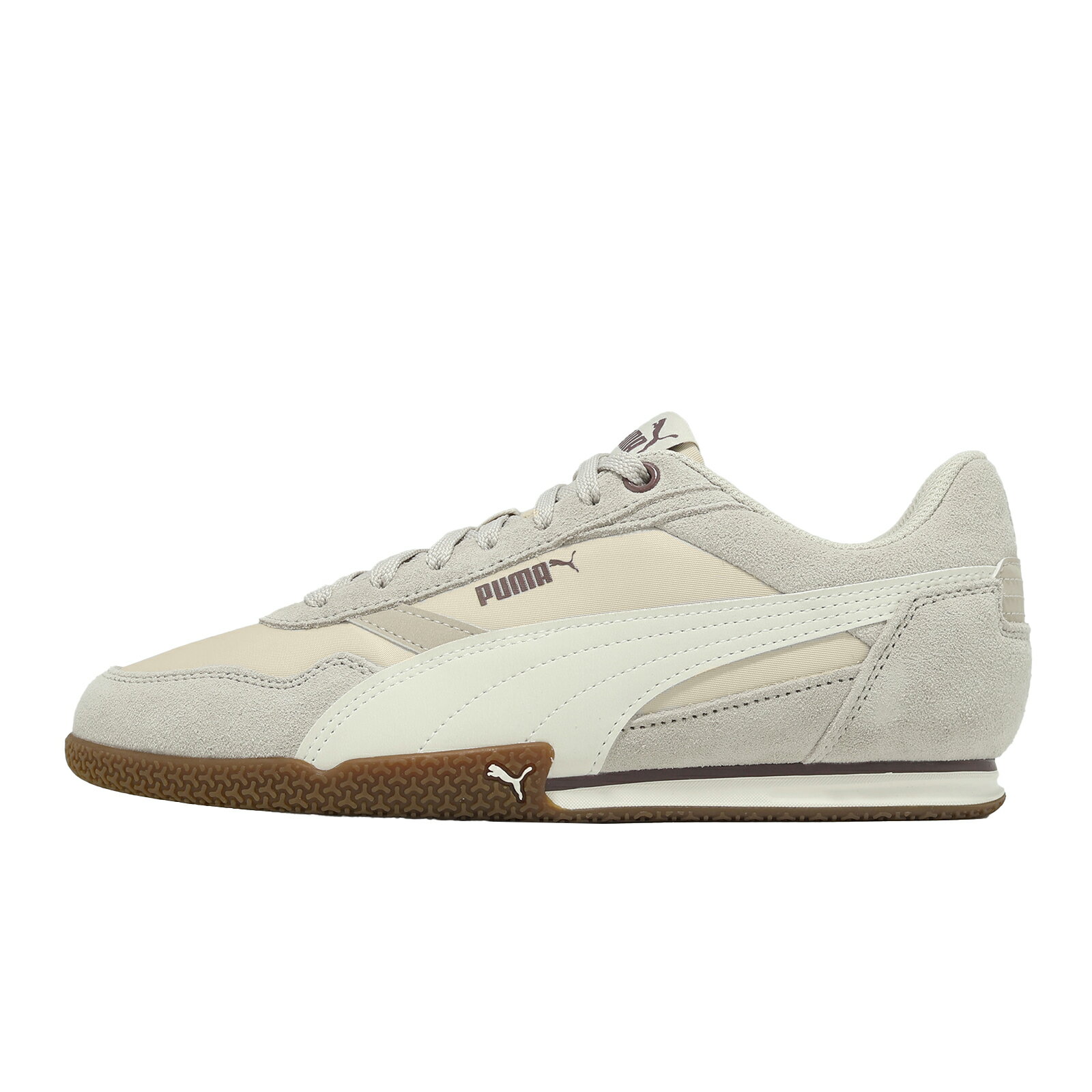 Puma 休閒鞋 Bella Donna Nylon 女鞋 米 復古 膠底 403554-11