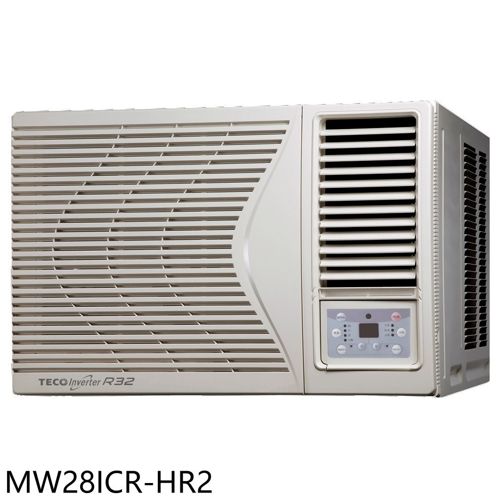 全館領券再折★東元【MW28ICR-HR2】變頻右吹窗型冷氣4坪(含標準安裝)