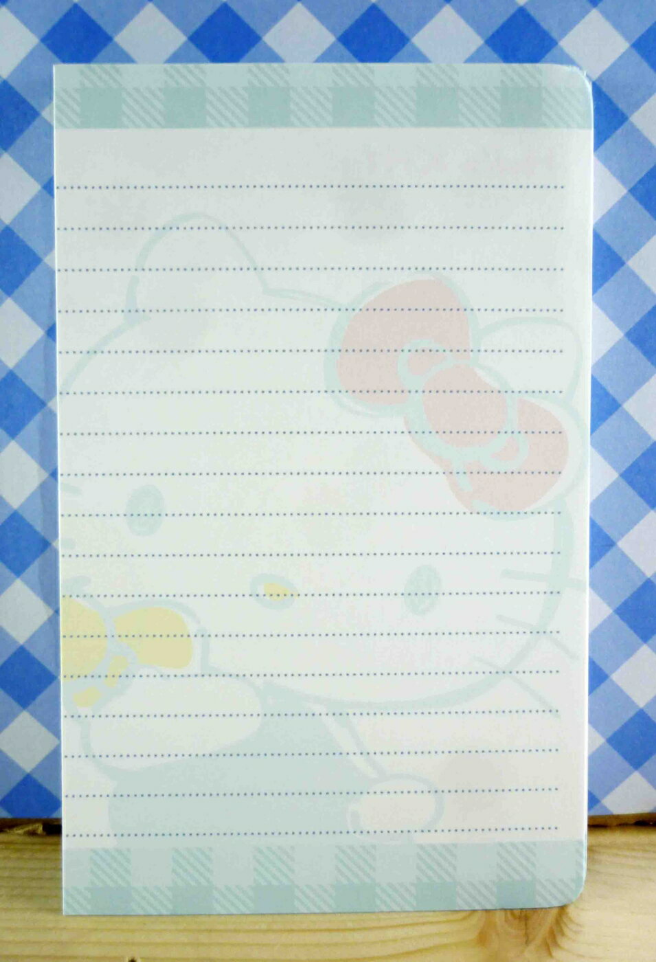 【震撼精品百貨】Hello Kitty 凱蒂貓 kitty便條紙-橫條綠 震撼日式精品百貨