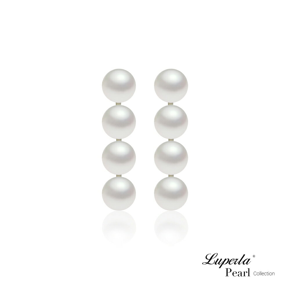 大東山珠寶 天然淡水珍珠耳環 夢幻歐式 925銀