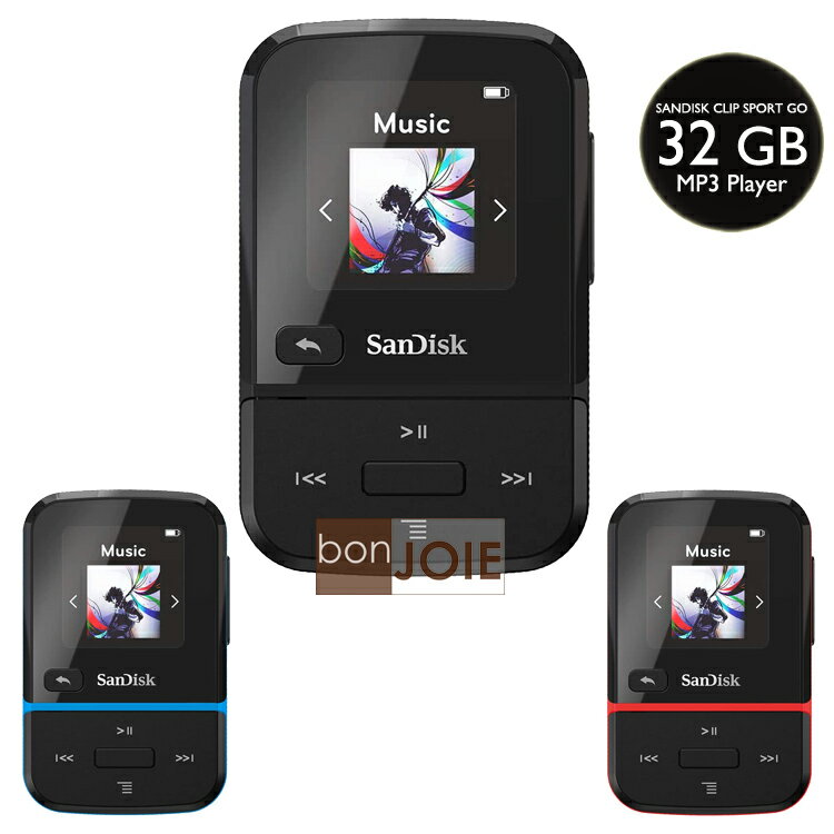 美國進口 新款 Sandisk Clip Sport Go MP3 Player 32GB 數位隨身聽 具錄音功能 (全新盒裝) LED屏幕 FM收音機 播放器 錄音機 iTunes