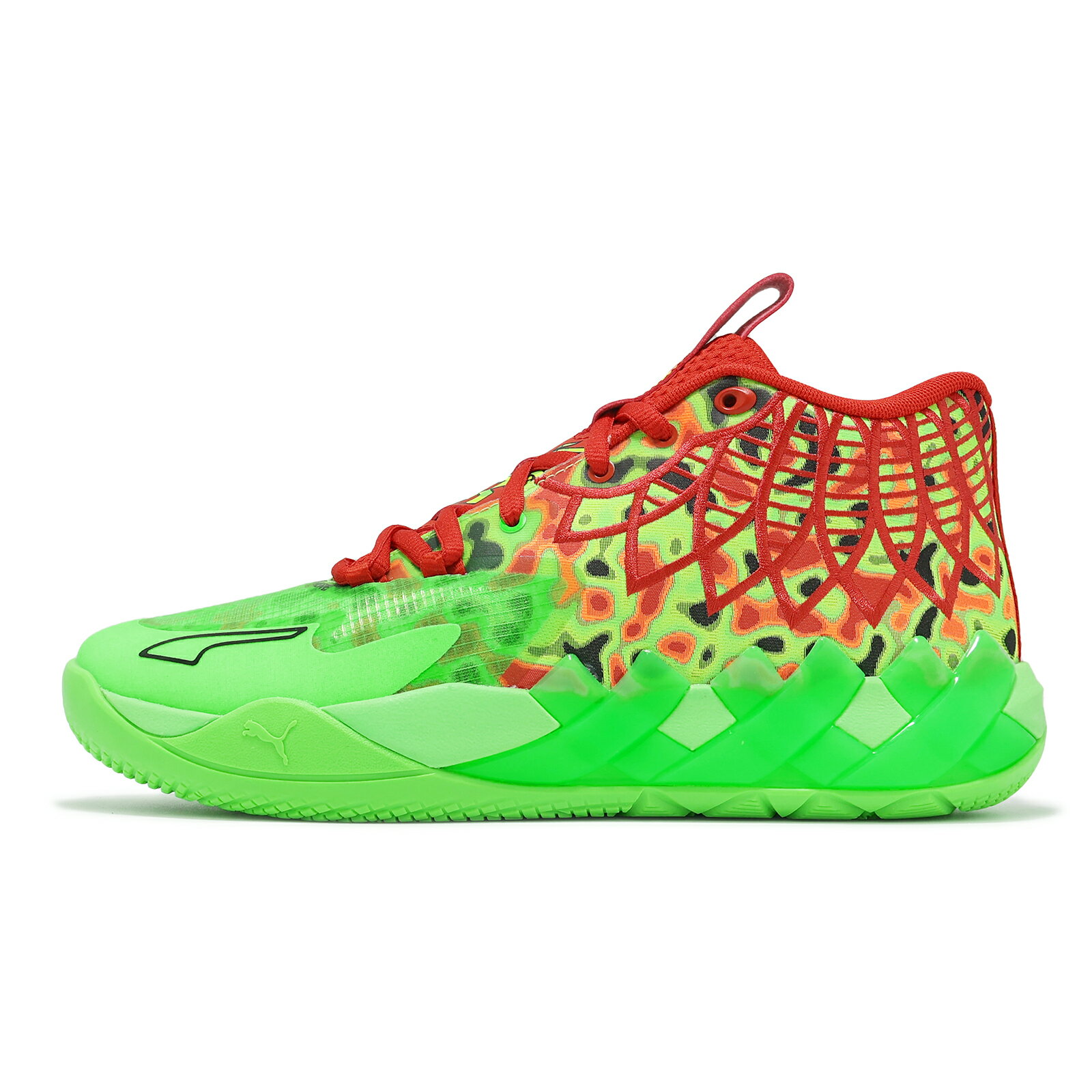 Puma 籃球鞋 MB.01 Thermal 男鞋 螢光綠 紅 氮氣中底 回彈 緩震 LaMelo Ball